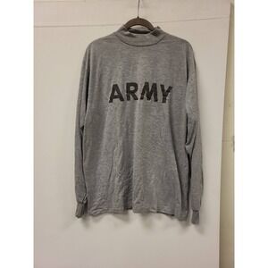 Military Threads Army IPFU Shirt Large Physical Fitness Uniform Long Sleeve Top